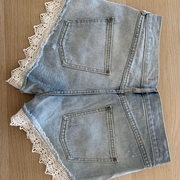 Free People Lacey Denim Shorts - Picture 2 of 3